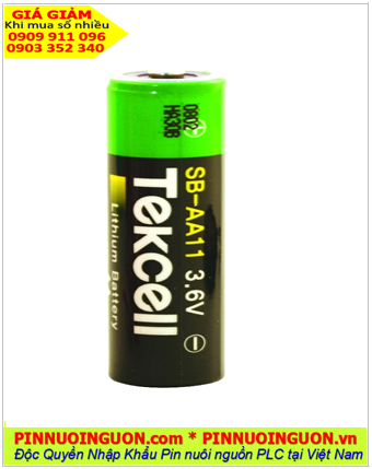 Pin SB-AA11; Pin Tekcell SB-AA11; Pin nuôi nguồn PLC Tekcell SB-AA11 lithium 3.6V AA 2400mAh _Xuất xứ Hàn quốc